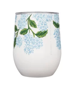 "Cream Hydrangea" Corkcicle X RiflePaper Co. Stemless Cup WOMEN