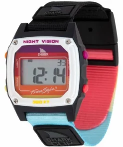 "Rainbow Licorice" Freestyle Shark Classic Clip Jewelry And Watches