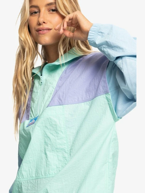 Quiksilver X Stranger Things Women's Lenora Windbreaker Jacket 3 Quiksilver X Stranger Things Women's Lenora Windbreaker Jacket