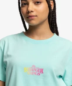 Quiksilver X Stranger Things Women's Cropped T-Shirt