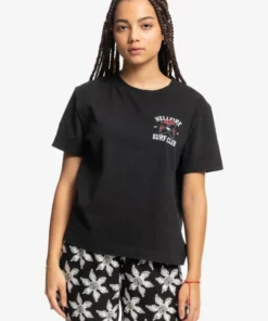 Quiksilver X Stranger Things Hell Fire Women's 86 Cropped T-Shirt