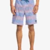 Quiksilver Mens "SurfSilk" Washed 18" Quiksilver Men's Boardshorts