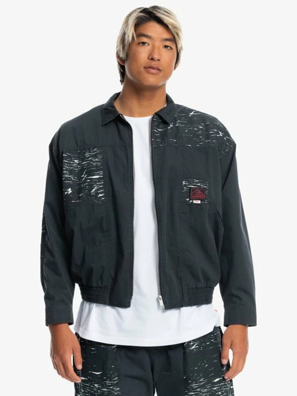 Quiksilver Mens Quiksilver X Stranger Things Upside Down Jacket Quiksilver Stranger Things Collab 5 Quiksilver Mens Quiksilver X Stranger Things Upside Down Jacket Quiksilver Stranger Things Collab