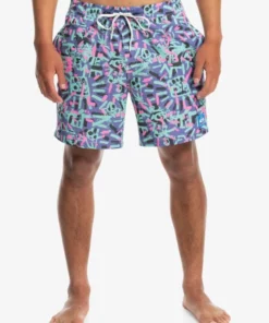 Quiksilver Mens Quiksilver Stranger Things Collab Quiksilver X Stranger Things Lenora Hills 1986 17" Volleys