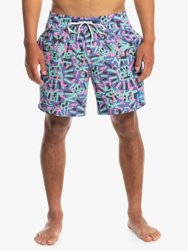 Quiksilver Mens Quiksilver Stranger Things Collab Quiksilver X Stranger Things Lenora Hills 1986 17" Volleys 4 Quiksilver Mens Quiksilver Stranger Things Collab Quiksilver X Stranger Things Lenora Hills 1986 17" Volleys