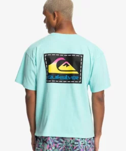 Quiksilver Mens Quiksilver X Stranger Things Rainbow T-Shirt Quiksilver Stranger Things Collab