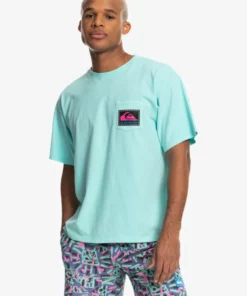 Quiksilver Mens Quiksilver X Stranger Things Rainbow T-Shirt Quiksilver Stranger Things Collab
