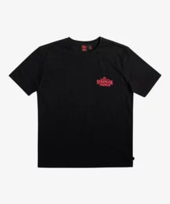 Quiksilver Mens Quiksilver X Stranger Things Hellbiscus T-Shirt