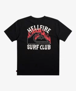 Quiksilver Mens WOMEN Quiksilver X Stranger Things Hell Fire Surf Club T-Shirt