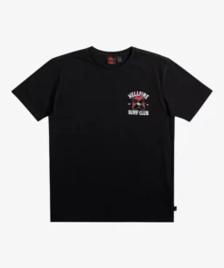 Quiksilver Mens WOMEN Quiksilver X Stranger Things Hell Fire Surf Club T-Shirt