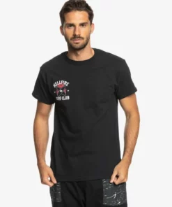 Quiksilver Mens WOMEN Quiksilver X Stranger Things Hell Fire Surf Club T-Shirt