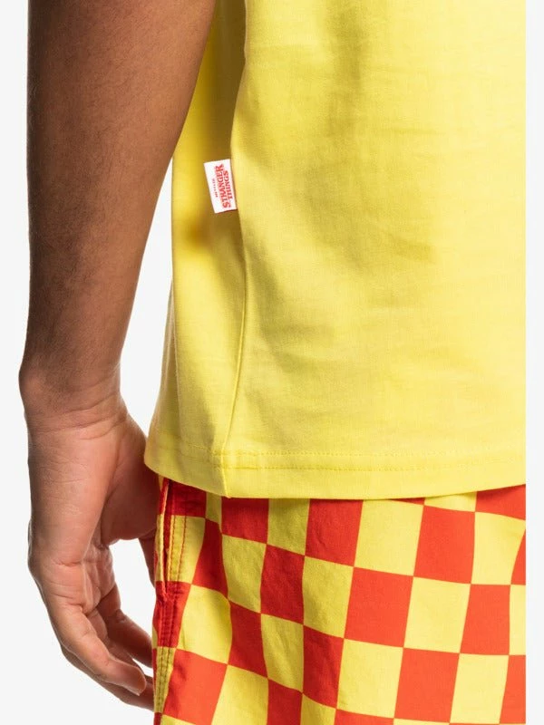 Quiksilver Mens Quiksilver X Stranger Things Surfer Boy T-Shirt Quiksilver Stranger Things Collab 9 Quiksilver Mens Quiksilver X Stranger Things Surfer Boy T-Shirt Quiksilver Stranger Things Collab