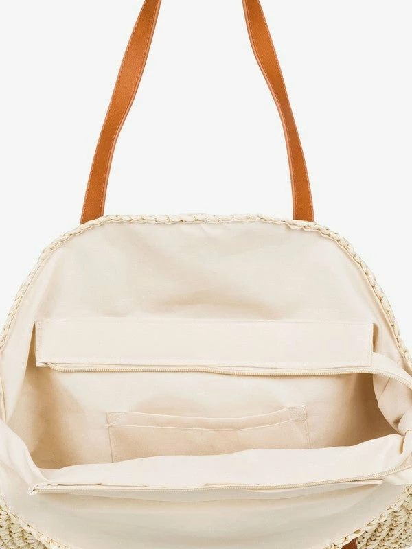 ROXY Womens Roxy "Only Good Vibes" Straw Bag 6 ROXY Womens Roxy "Only Good Vibes" Straw Bag