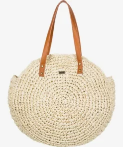 ROXY Womens Roxy "Only Good Vibes" Straw Bag
