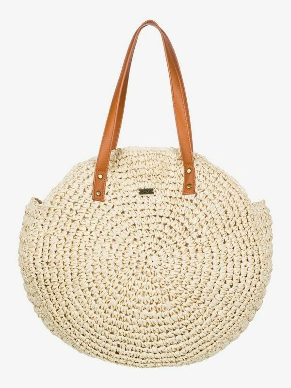 ROXY Womens Roxy "Only Good Vibes" Straw Bag 3 ROXY Womens Roxy "Only Good Vibes" Straw Bag