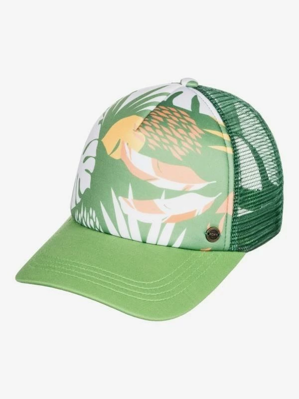 ROXY Womens Roxy "Turn Green Undertone" Women's Trucker Hat 3 ROXY Womens Roxy "Turn Green Undertone" Women's Trucker Hat