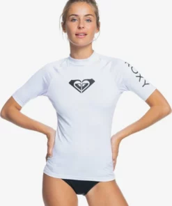 ROXY Womens Roxy "Whole Hearted" Short Sleeve Rashguard | 2 Colors