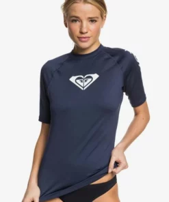 ROXY Womens Roxy "Whole Hearted" Short Sleeve Rashguard | 2 Colors