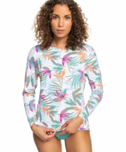 ROXY Womens Roxy "Sea Skippin" Long Sleeve UPF 50 Rashguard