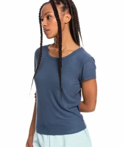 ROXY Womens Roxy "Frozen Night" Ribbed T-Shirt | 2 Colors! 17 ROXY Womens Roxy