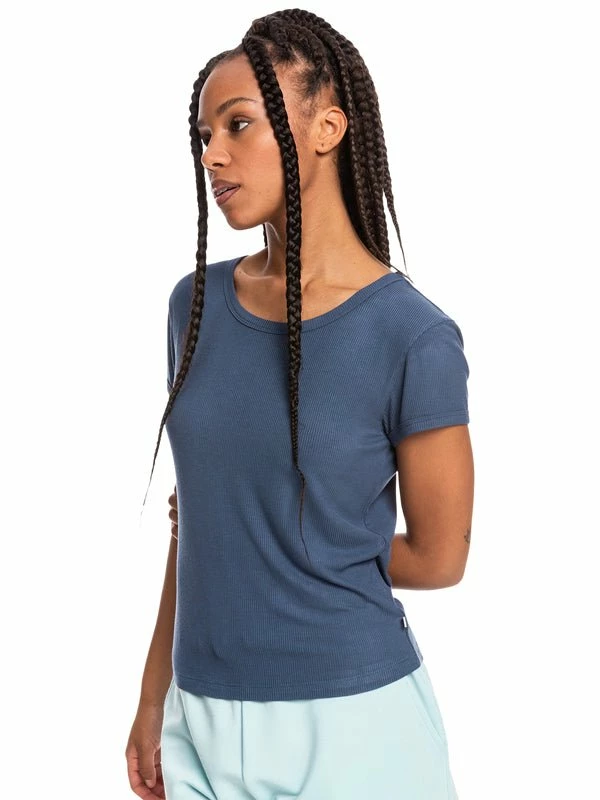 ROXY Womens Roxy "Frozen Night" Ribbed T-Shirt | 2 Colors! 10 ROXY Womens Roxy "Frozen Night" Ribbed T-Shirt | 2 Colors!