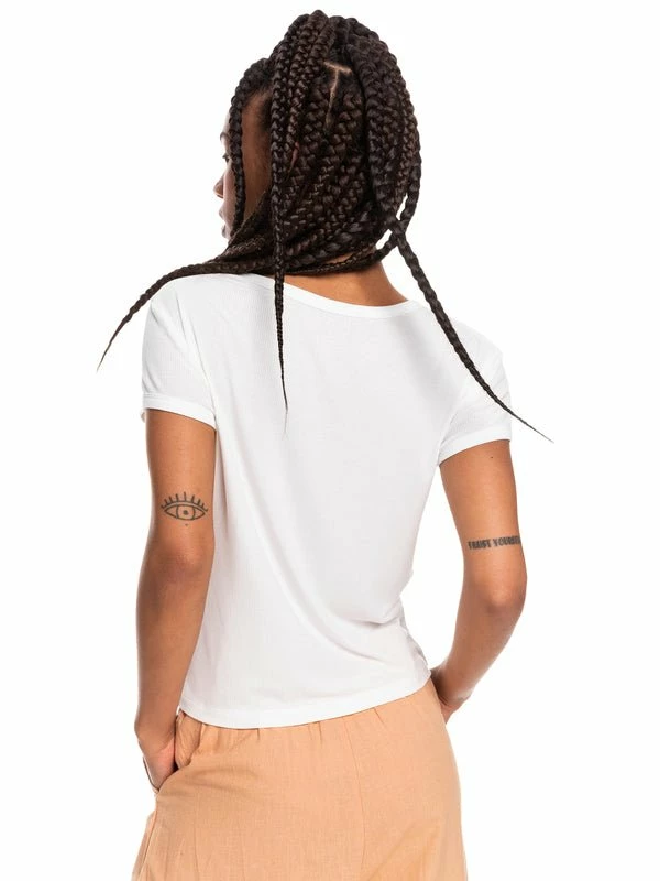 ROXY Womens Roxy "Frozen Night" Ribbed T-Shirt | 2 Colors! 9 ROXY Womens Roxy "Frozen Night" Ribbed T-Shirt | 2 Colors!