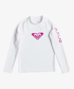 ROXY Girls KIDS Roxy "Whole Hearted" Girl's LS Rashguard