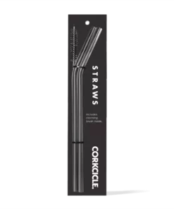 Corkcicle "Reusable Straw & Cleaning Brush" | 4 Colors KIDS 13 Corkcicle