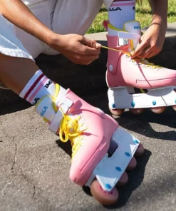 Impala Skates "Pink/Yellow" Impala Lightspeed Inline Skates