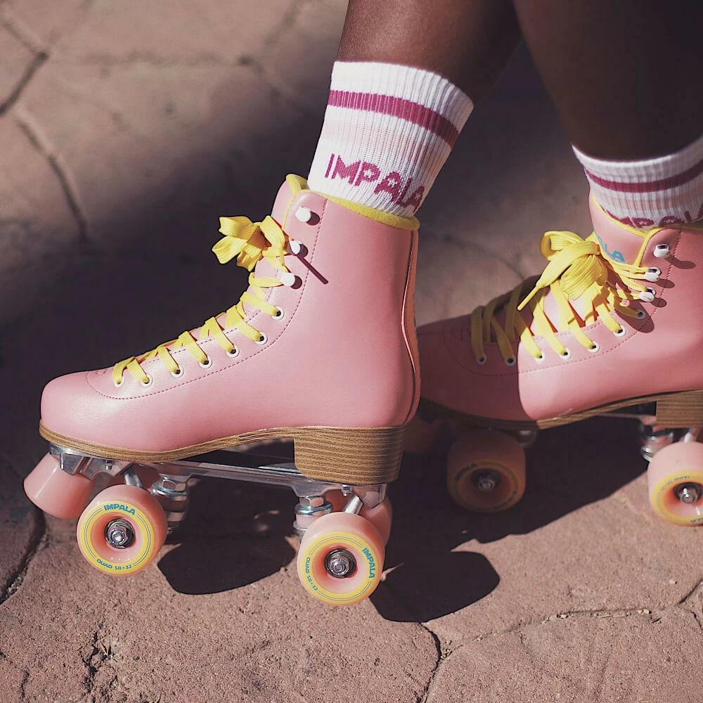 Impala Skates "Pink/Yellow" Impala Roller Skates 4 Impala Skates "Pink/Yellow" Impala Roller Skates
