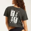 Billabong Womens Billabong "Mod Pineapple" Women's Cropped Tee 2 Billabong Womens Billabong "Mod Pineapple" Women's Cropped Tee
