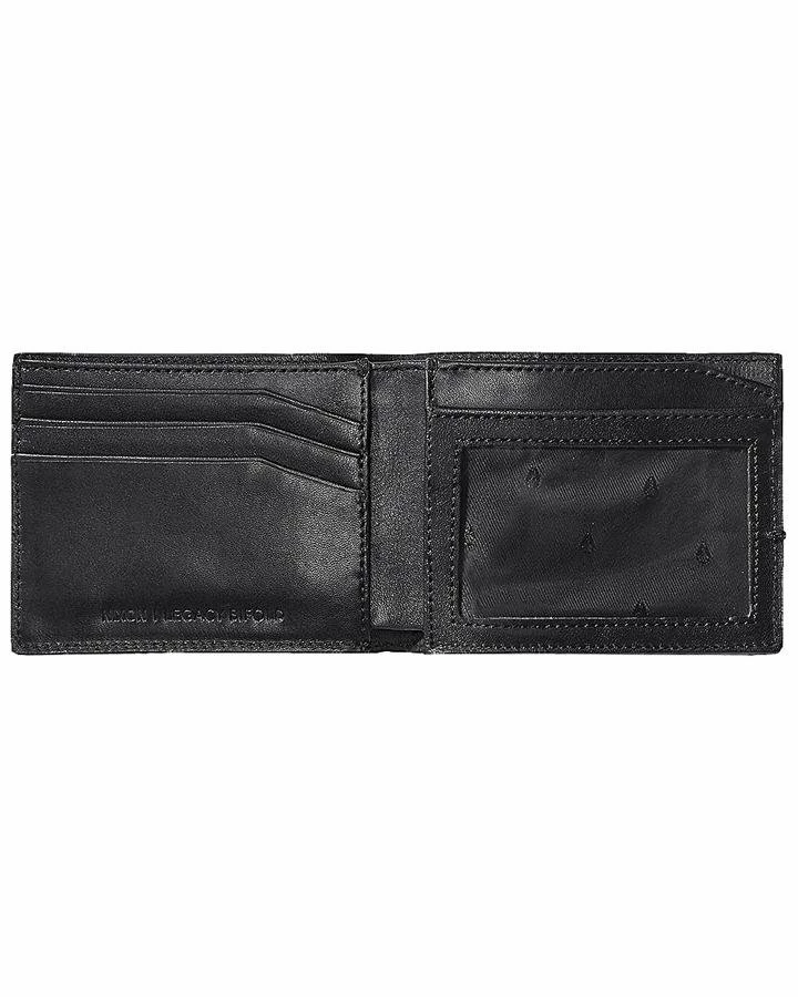 MEN Nixon Black "Legacy" Bi-Fold Wallet 4 MEN Nixon Black "Legacy" Bi-Fold Wallet