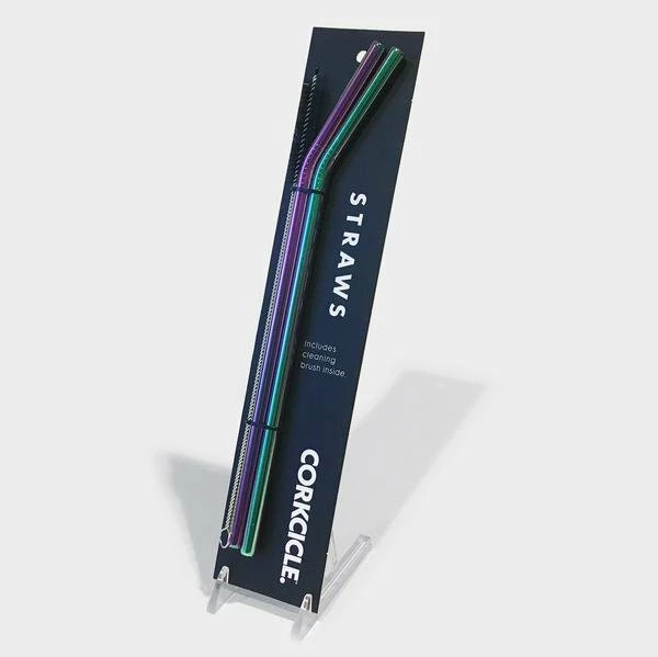 Corkcicle "Reusable Straw & Cleaning Brush" | 4 Colors KIDS 7 Corkcicle "Reusable Straw & Cleaning Brush" | 4 Colors KIDS