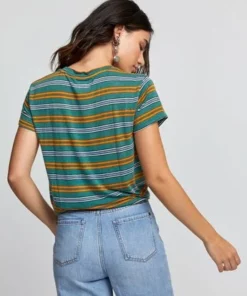 RVCA Womens RVCA "Recess" Women's Striped Tee 7 RVCA Womens RVCA